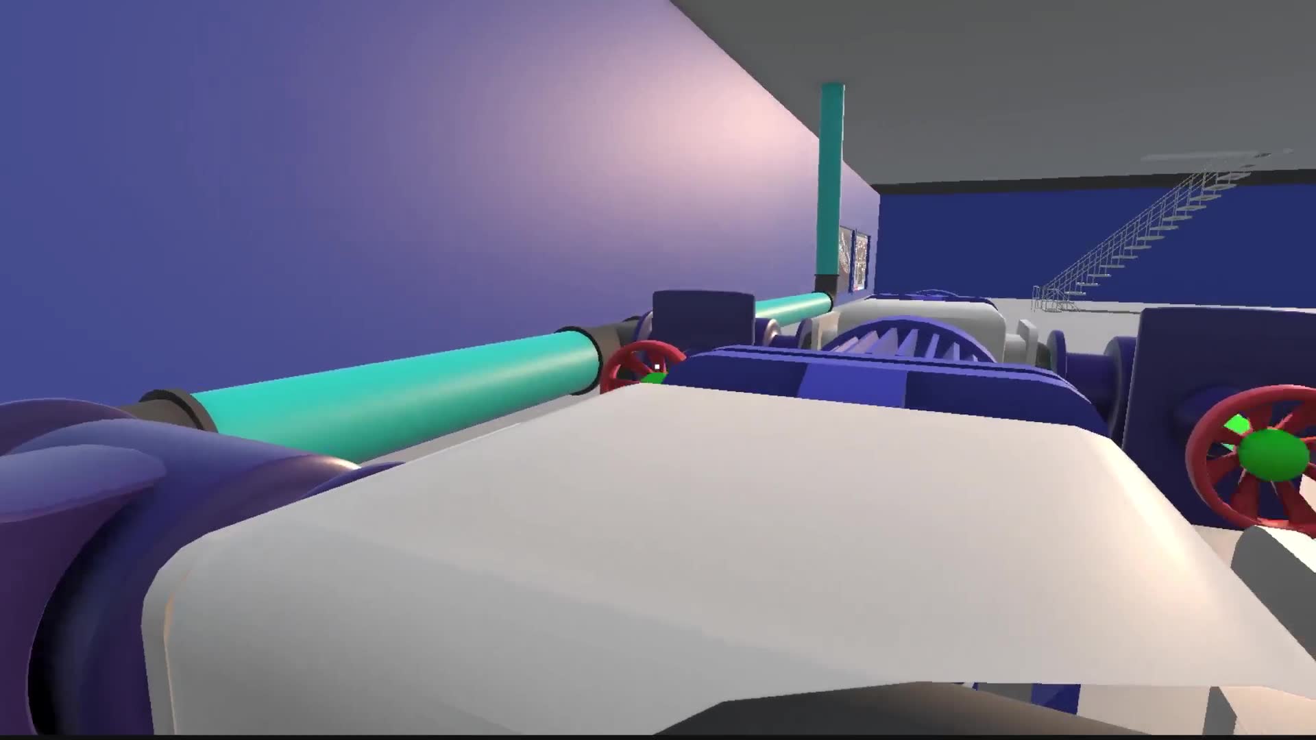 Tubulatura și armăturile instalației de apă, model 3D